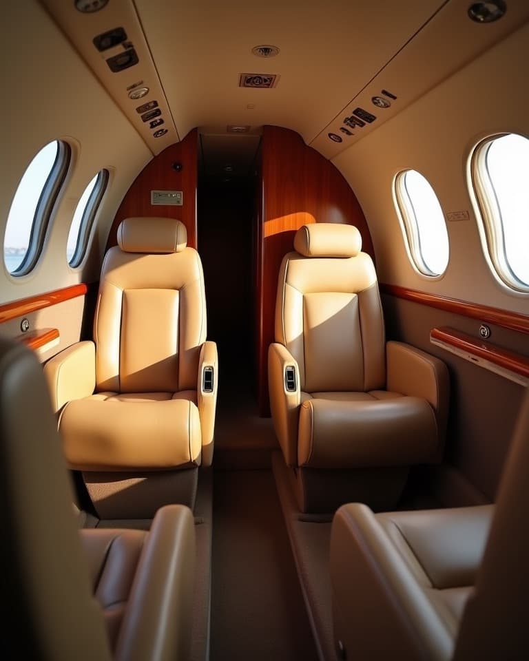 King Air 360 — interior