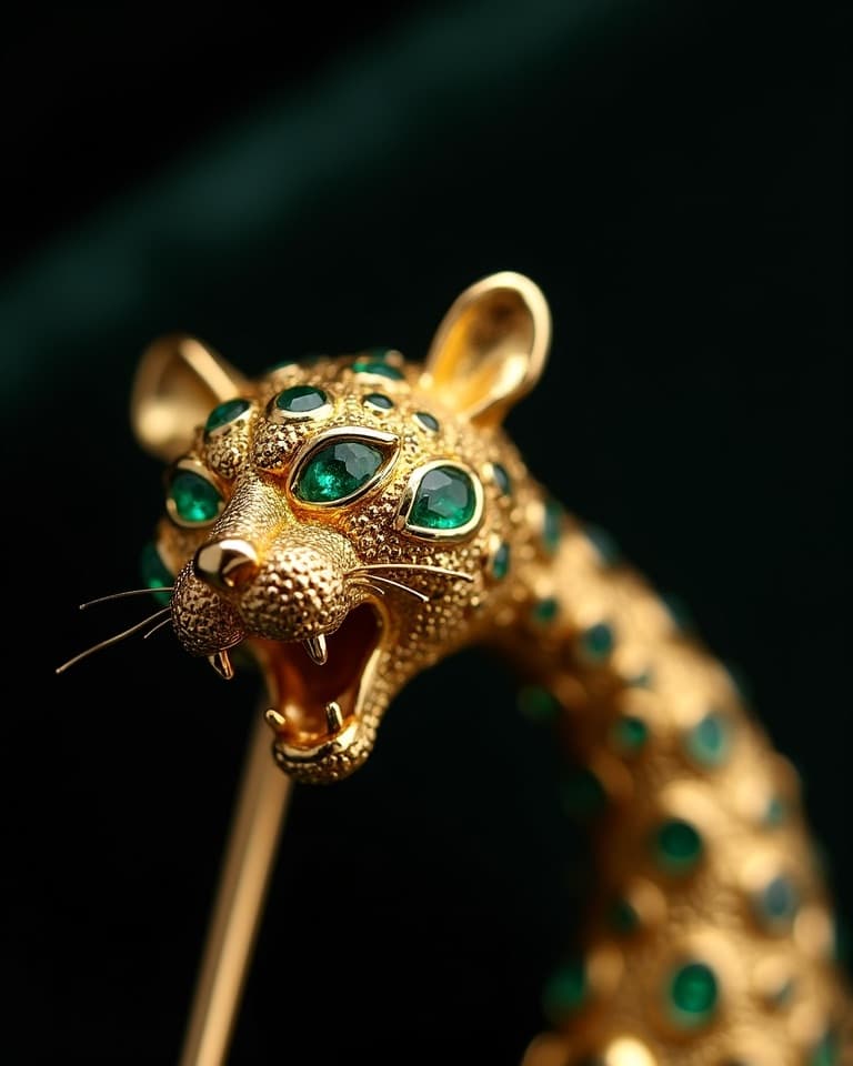 Cartier Panthère Brooch — detail